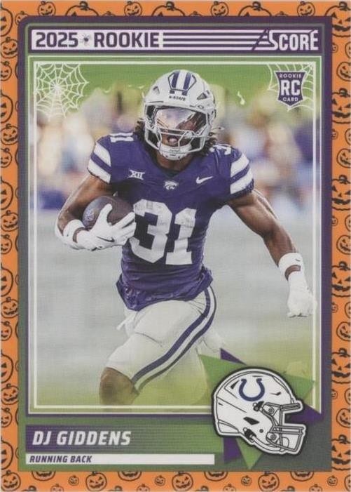 2025 Score - Rookies DJ Giddens #95 Pumpkin (RC)