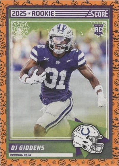 2025 Score - Rookies DJ Giddens #95 Pumpkin (RC)