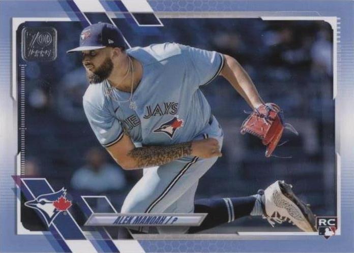 2021 Topps Update Series - Alek Manoah #US227 Father's Day Powder Blue 7/50 (RC)