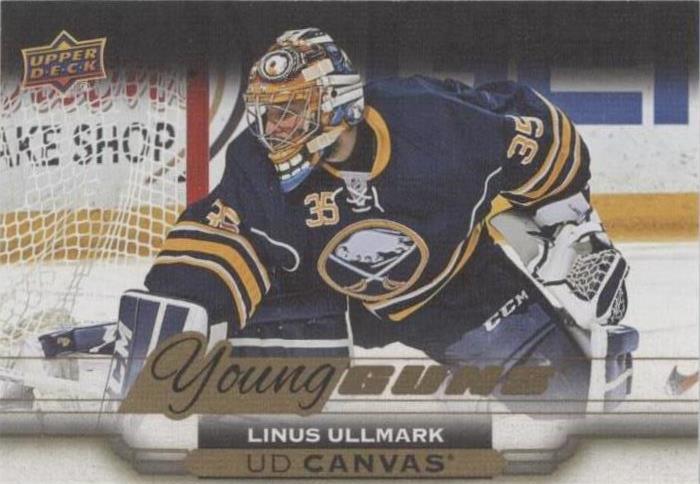 2015-16 Upper Deck - Ud Canvas Young Guns Linus Ullmark #C217 (RC)