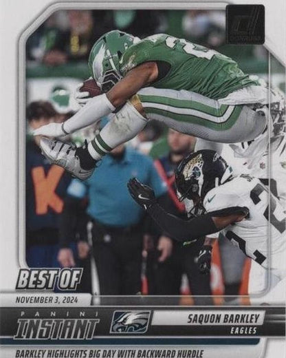 2025 Panini Donruss - Best of Instant Saquon Barkley #INS-SBY