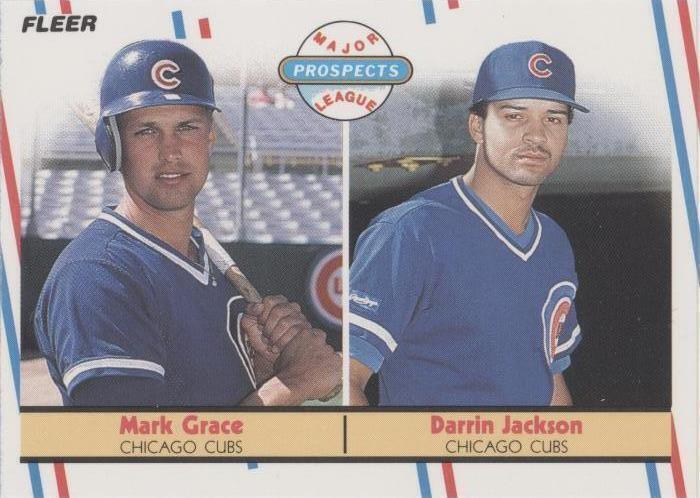 1988 Fleer - Mark Grace, Darrin Jackson #641 Glossy (RC)