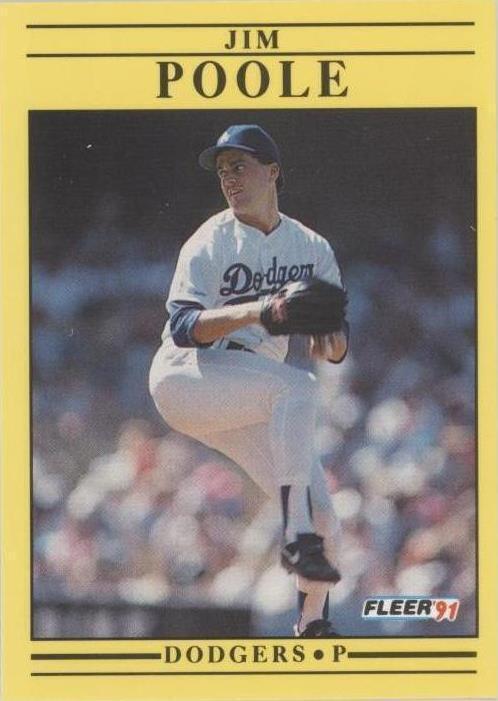 1991 Fleer - Jim Poole #217 (RC)