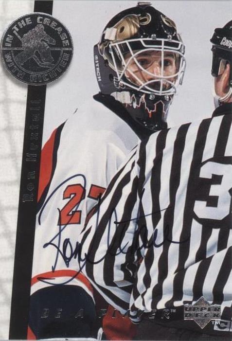 1995-96 Upper Deck Be a Player - Ron Hextall #S198 Autographs (AU)