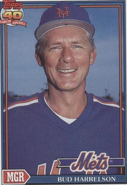 1991 Topps - Team Leaders Bud Harrelson #261