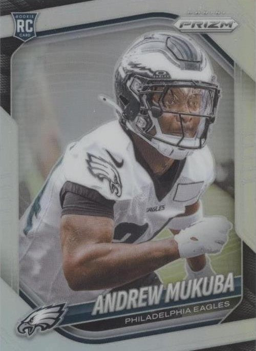 2025 Panini Prizm - Rookies Andrew Mukuba #330 Silver Prizm (RC)