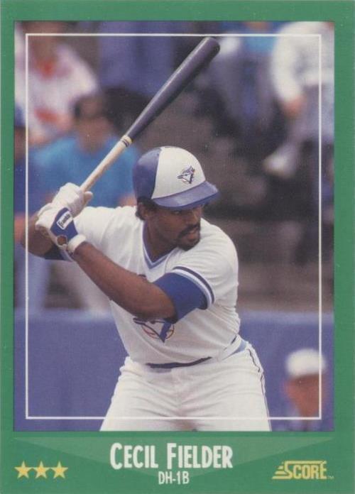 1988 Score - Cecil Fielder #399