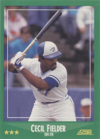 1988 Score - Cecil Fielder #399