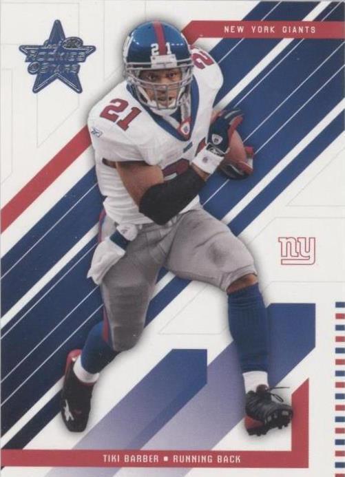 2004 Leaf Rookies & Stars - Tiki Barber #62