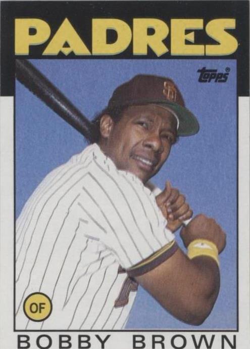 1986 Topps - Bobby Brown #182