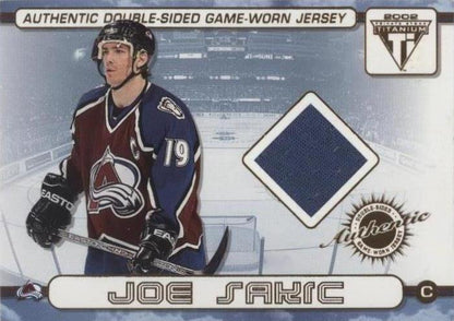 2001-02 Pacific Private Stock Titanium - Authentic Double-Sided Game-Worn Jersey