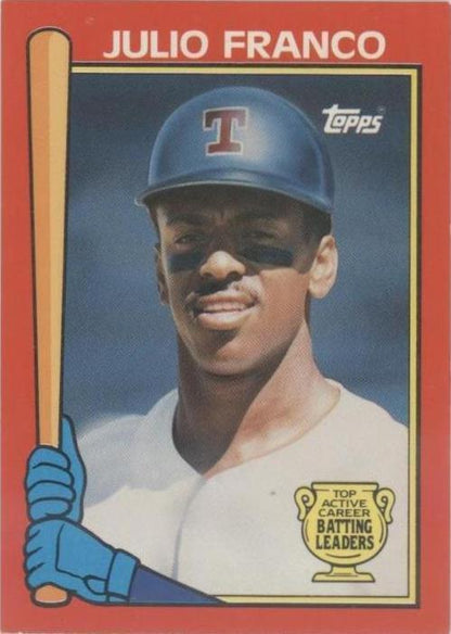 1989 Topps - Career Batting Leaders Julio Franco #14