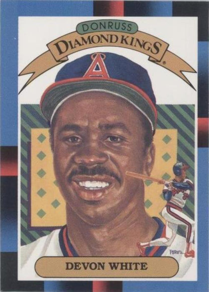1988 Donruss - Diamond Kings Devon White #8