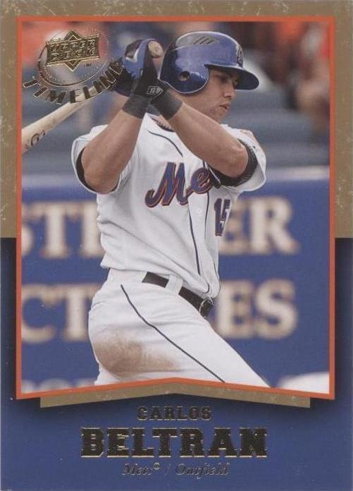 2008 Upper Deck Timeline - Carlos Beltran #3 Gold