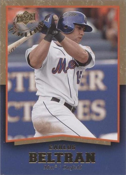 2008 Upper Deck Timeline - Carlos Beltran #3 Gold