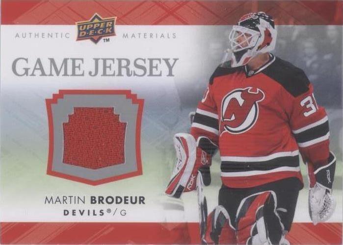 2007-08 Upper Deck - Game Jersey Series 2 Martin Brodeur #GJ2-MA (MEM)