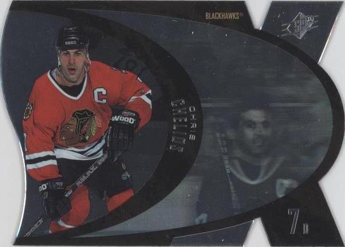 1997-98 SPx - Chris Chelios #9 Steel
