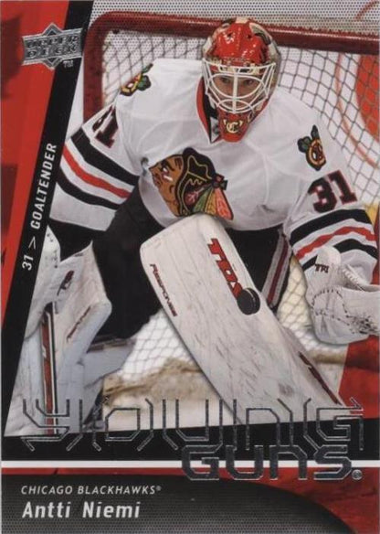 2009-10 Upper Deck - Young Guns Antti Niemi #225 (RC)