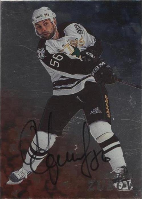 1998-99 In the Game Be A Player - Sergei Zubov #43 Silver Autographs (AU)