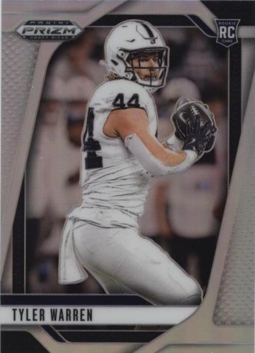 2025 Panini Prizm Draft Picks - Tyler Warren #107 Silver Prizm (RC)