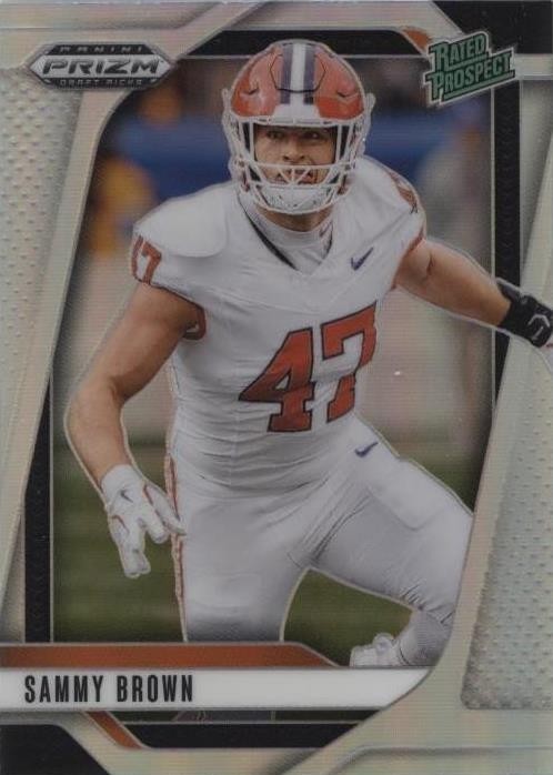 2025 Panini Prizm Draft Picks - Sammy Brown #153 Silver Prizm (RC)