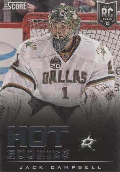2013-14 Score - Hot Rookies Jack Campbell #612 (RC)