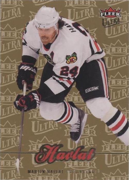 2007-08 Fleer Ultra - Martin Havlat #157 Gold Medallion Edition