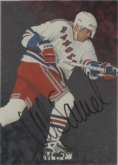 1998-99 In the Game Be A Player - Ulf Samuelsson #93 Silver Autographs (AU)