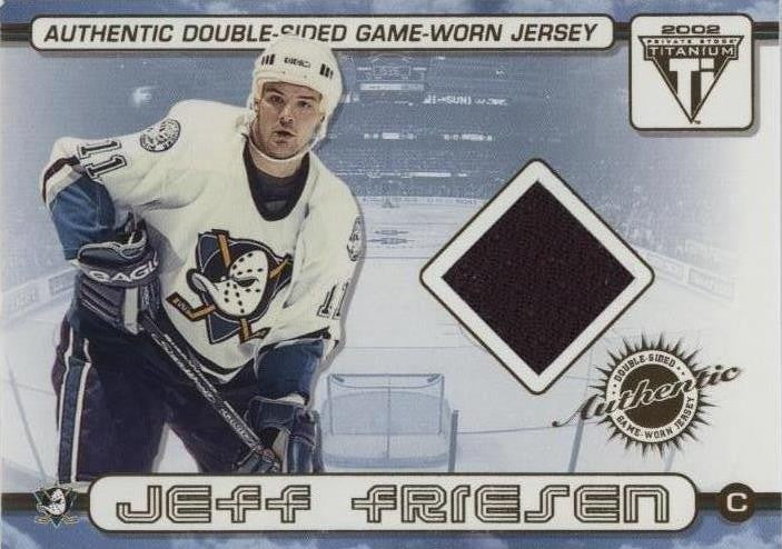 2001-02 Pacific Private Stock Titanium - Authentic Double-Sided Game-Worn Jersey