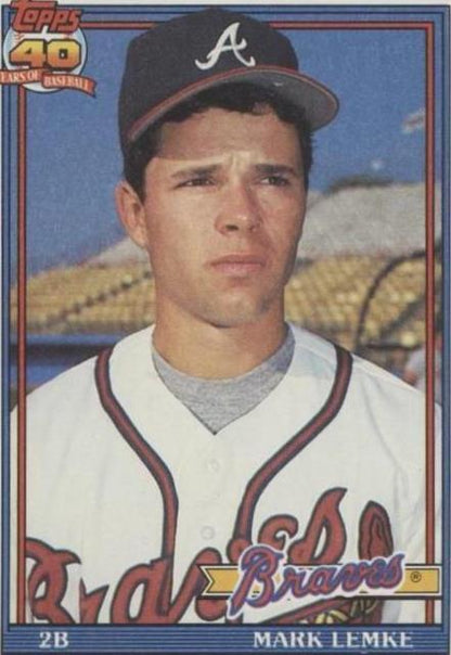1991 Topps - Mark Lemke #251