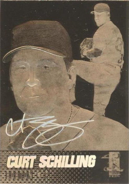 2007 Merrick Mint Sculptured Gold Cards - Curt Schilling