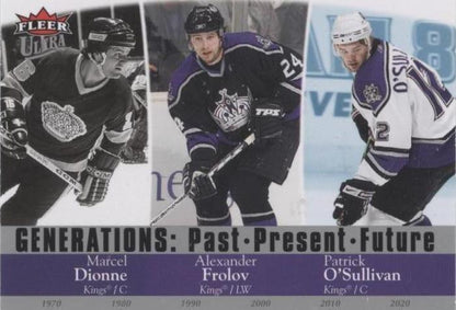 2007-08 Fleer Ultra - Generations: Past Present Future Marcel Dionne, Alex...
