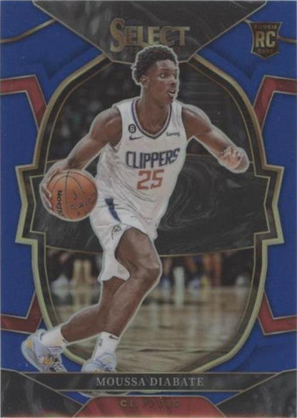 2022-23 Panini Select - Concourse Moussa Diabate #92 Blue Prizm (RC)