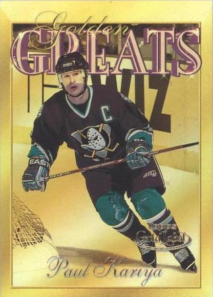 2000-01 Topps Gold Label - Golden Greats Paul Kariya #GG2