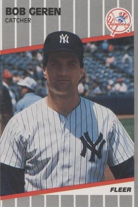 1989 Fleer Update - Bob Geren #U-48 (RC)