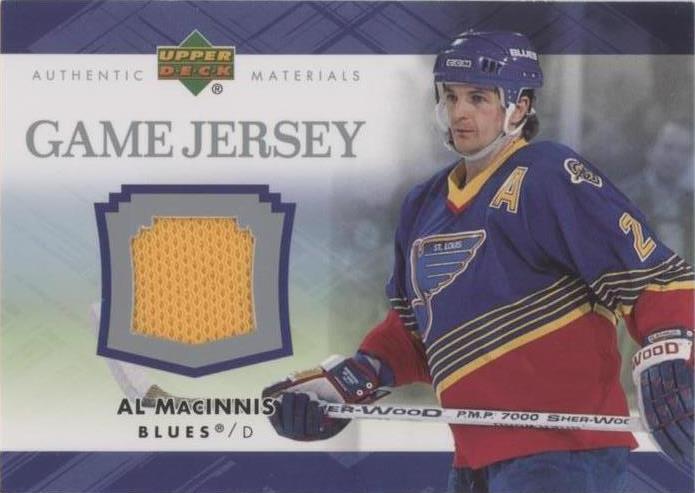2007-08 Upper Deck - Game Jersey Series 1 Al MacInnis #J-AM (MEM)