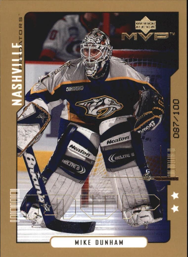 2000-01 Upper Deck MVP - Mike Dunham #101 Second Star 100/100