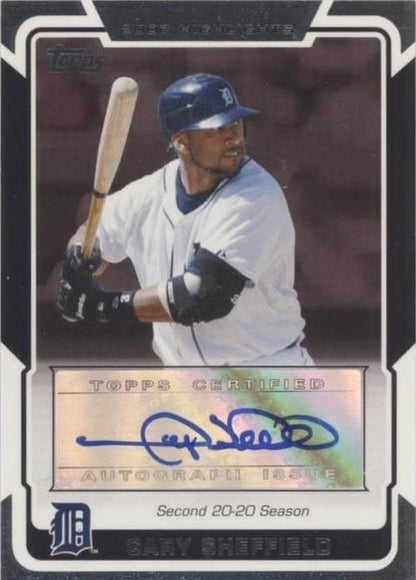 2008 Topps - Highlights Autographs Gary Sheffield #HA-GS (AU)