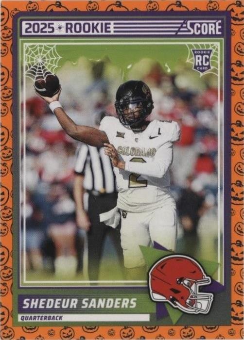 2025 Score - Rookies Shedeur Sanders #15 Pumpkin (RC)