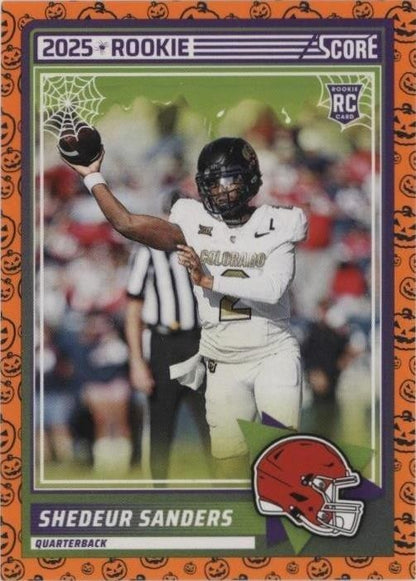 2025 Score - Rookies Shedeur Sanders #15 Pumpkin (RC)
