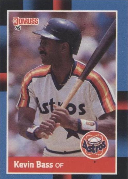 1988 Donruss - Kevin Bass #286 Last Line Begins with Ranking