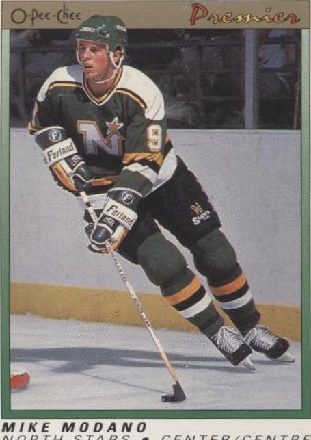 1990-91 O-Pee-Chee Premier - Mike Modano #74 (RC)