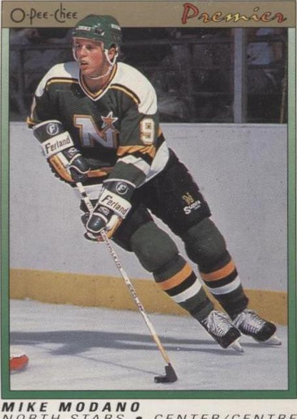 1990-91 O-Pee-Chee Premier - Mike Modano #74 (RC)