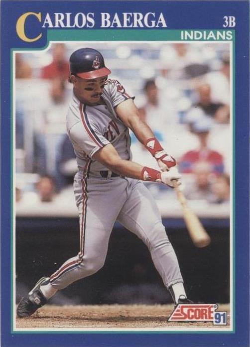 1991 Score - Carlos Baerga #74