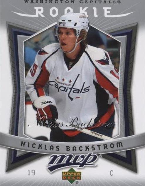 2007-08 Upper Deck MVP - Rookie Nicklas Backstrom #358 (RC)