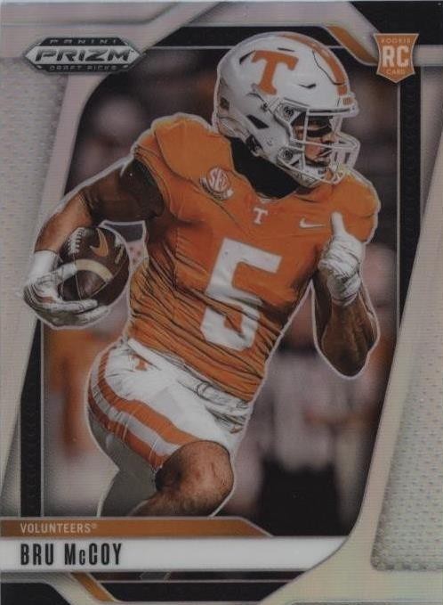 2025 Panini Prizm Draft Picks - Bru McCoy #123 Silver Prizm (RC)