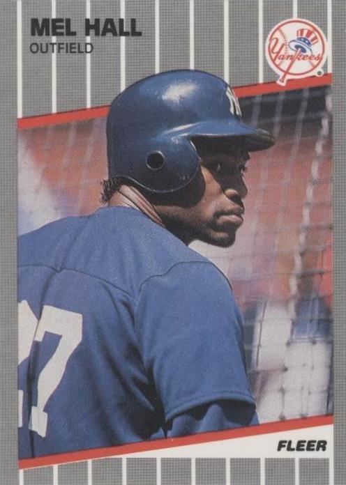 1989 Fleer Update - Mel Hall #U-49